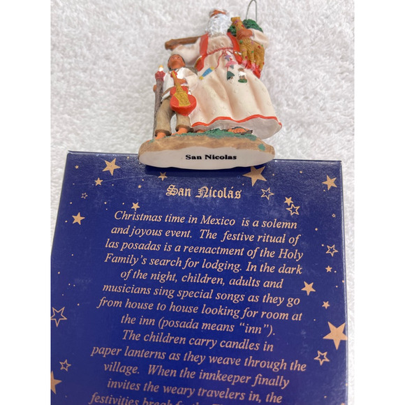 Pipka Ulvilden Stories Of Christmas Ornament #11415 San Nicolas Santa Holiday 4" - Picture 4 of 9